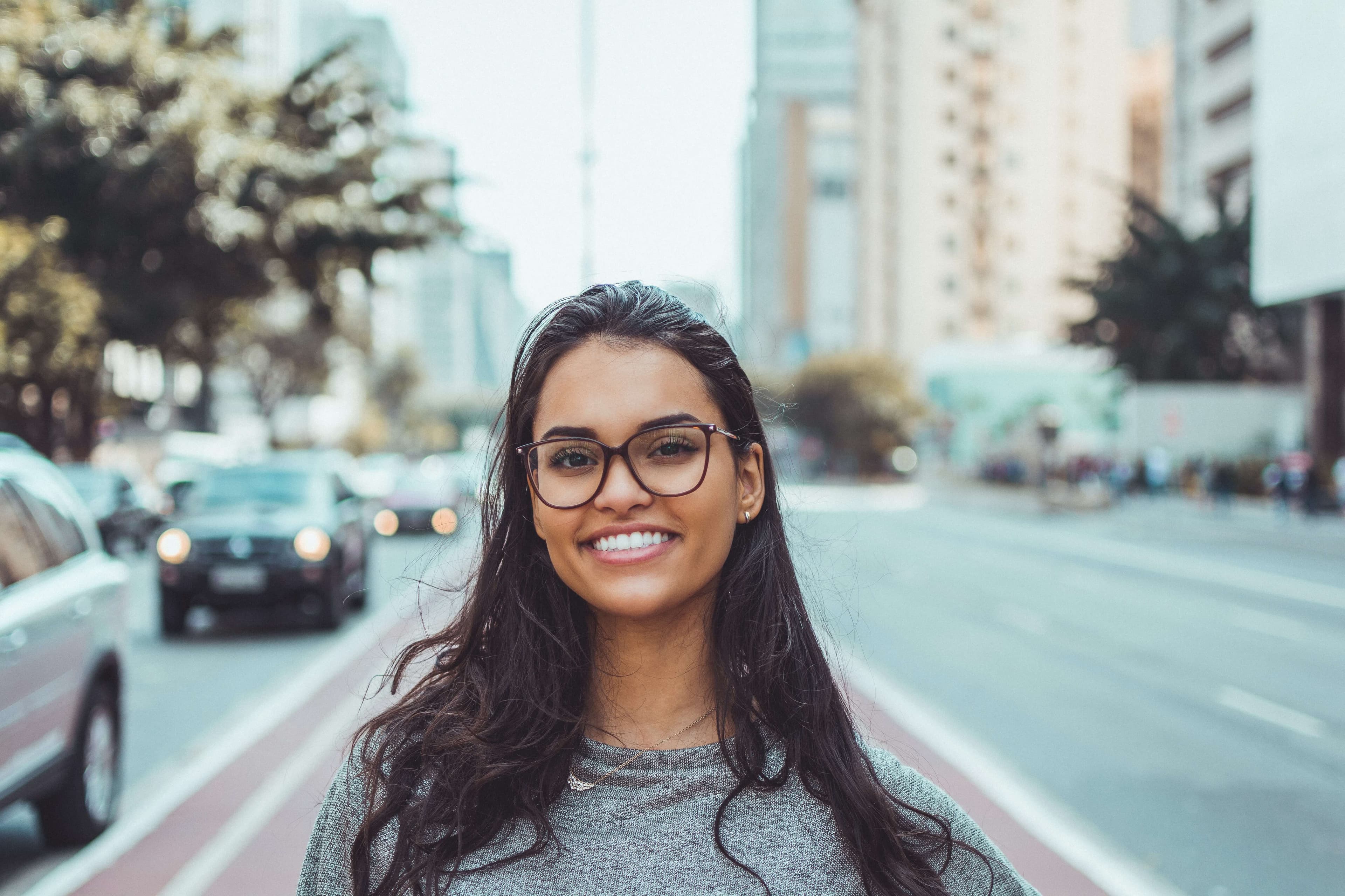 image of person smiling with nice teeth